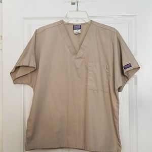 Authentic Cherokee Men's Tan scrubs NWOT